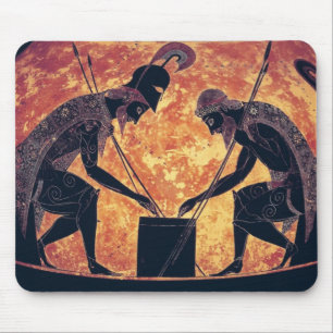 Greek Art: Achilles and Ajax Mouse Pad