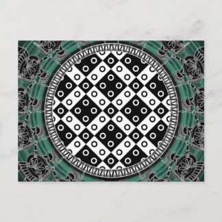 Greek Art Mashup Drawings Postcard