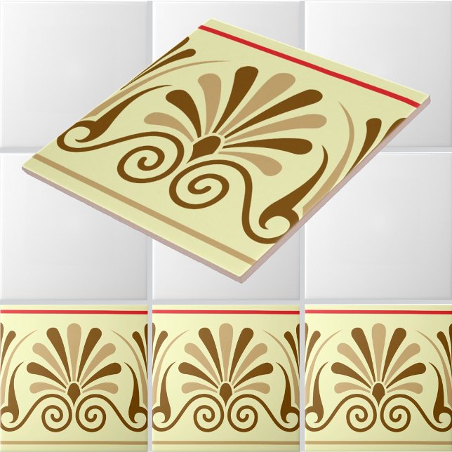 Greek Athens Customizable Colours Frieze Pattern Tile (Creator Uploaded)