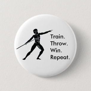 Greek Athlete Sports Winning Formula Button