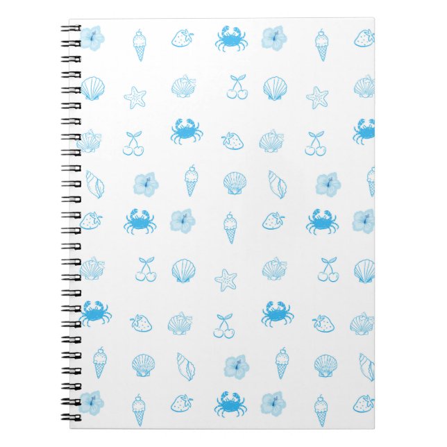 Greek Beach Minimalist Notebook (Front)