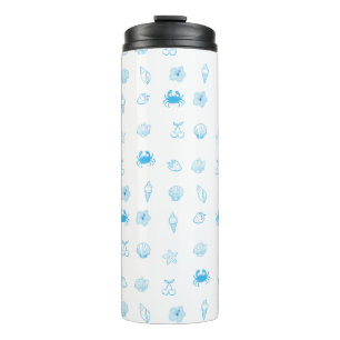 Greek Beach Minimalist Thermal Tumbler