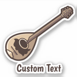 Greek Bouzouki Sticker