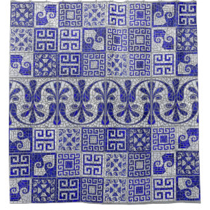 Greek Broken Tile Mosaic Art 