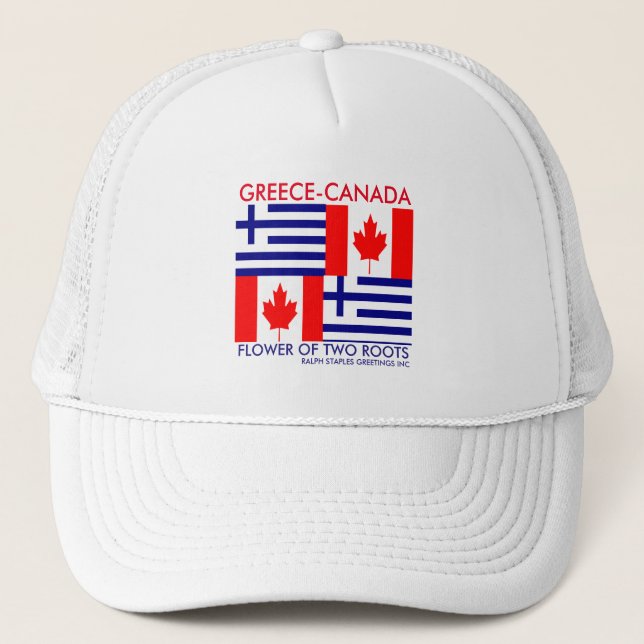 GREEK-CANADIAN TRUCKER HAT (Front)