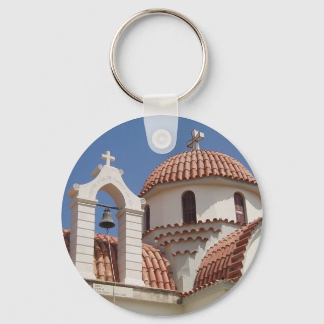 Greek Church Keychain (Front)