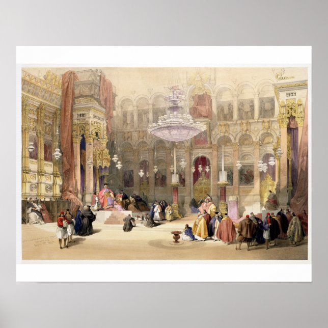 Greek Church of the Holy Sepulchre, Jerusalem, Apr Poster (Front)
