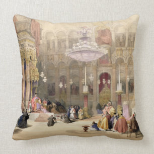 Greek Church of the Holy Sepulchre, Jerusalem, Apr Throw Pillow
