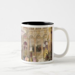 Greek Church of the Holy Sepulchre, Jerusalem, Apr Two-Tone Coffee Mug