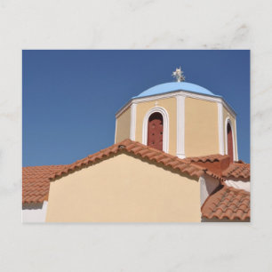 Greek church postcard