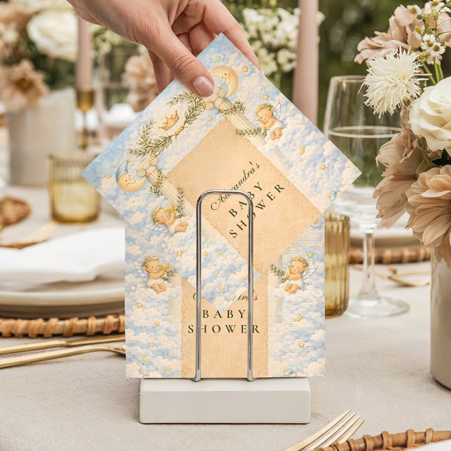 Greek Classic Columns Baby Shower Napkin (Creator Uploaded)