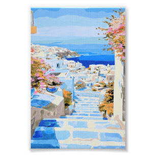 Greek Coast 3 photo Print