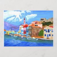 Greek Coast Invitation