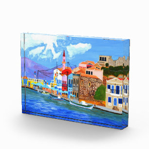 Greek Coast Photo Block