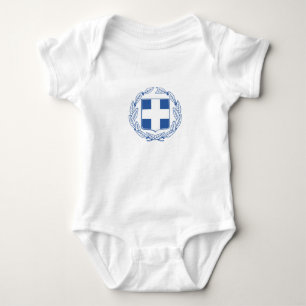 Greek coat of arms baby bodysuit