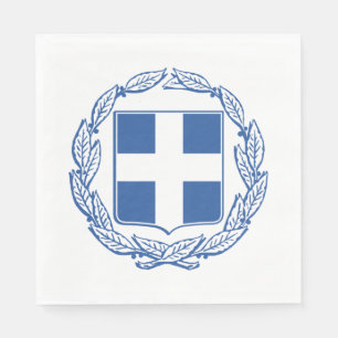 Greek Coat of Arms Napkin