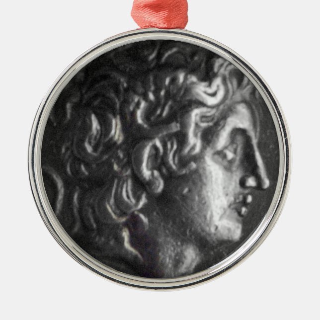 Greek Coin Metal Ornament (Front)