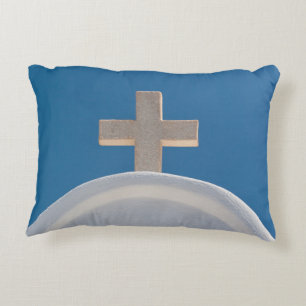 Greek Cross Accent Pillow