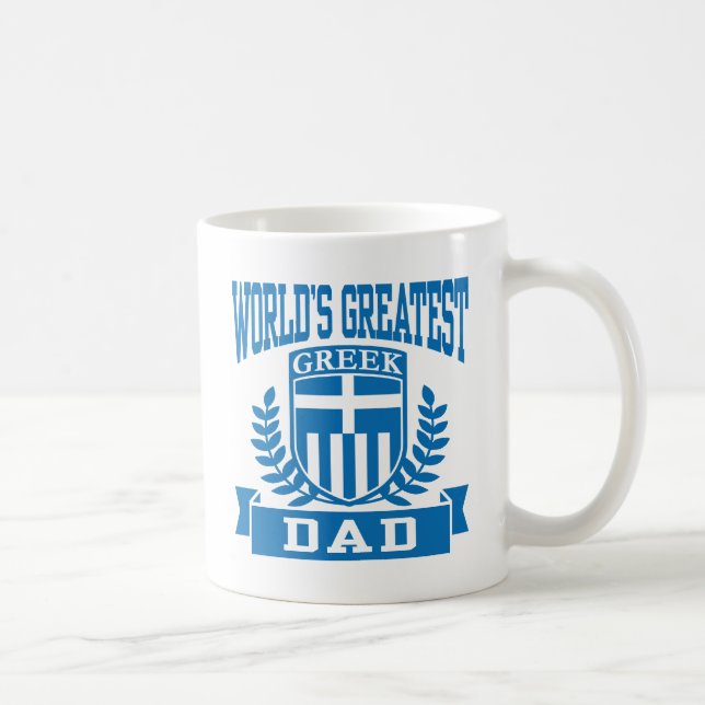 Greek Dad Coffee Mug (Right)