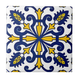 greek delicate floral pattern tiles
