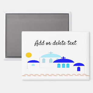 Greek Design Just Add Text Magnet