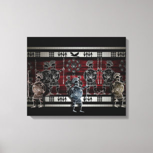 Greek Drawings Canvas Print