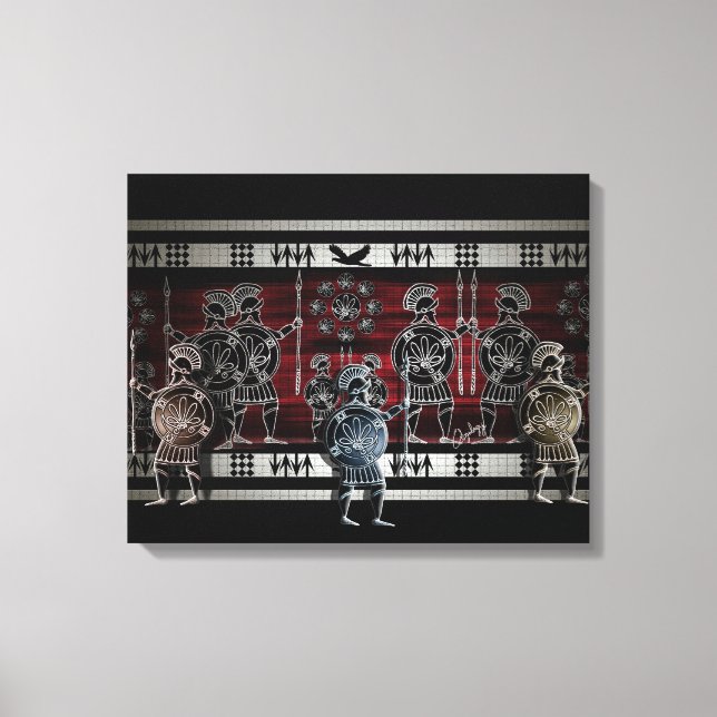 Greek Drawings Canvas Print (Front)