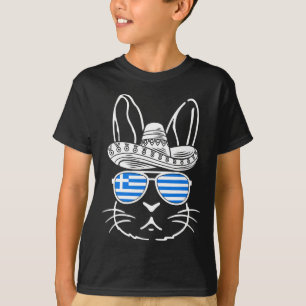 Greek Easter Bunny Cinco De Mayo 2025 Family Match T-Shirt