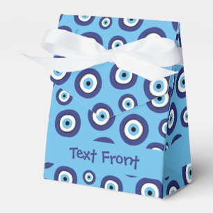 Greek Evil Eye Pattern Favor Box