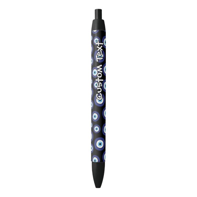 Greek Evil Eye Pattern Ink Pen (Front Vertical)