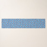 Greek Evil Eye Pattern Scarf<br><div class="desc">Evil eye symbol (Mati). Protection from curses. Seamless pattern. Custom background colour.</div>