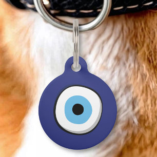 Greek Evil Eye Pet ID Tag