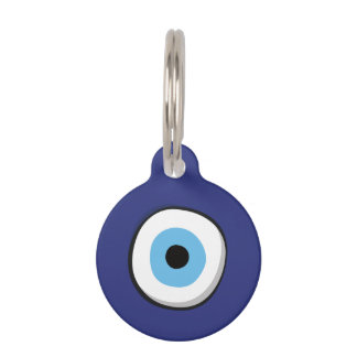 Greek Evil Eye Pet ID Tag