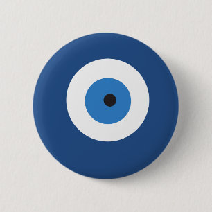 Greek Eye 2 Inch Round Button