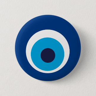 Greek eye 2 inch round button
