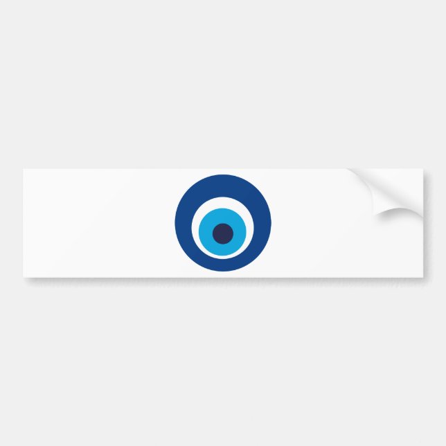 Greek eye bumper sticker (Front)