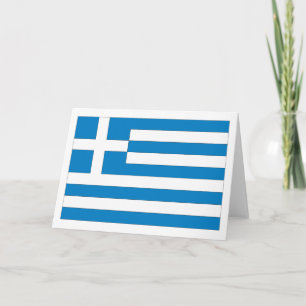 Greek Flag Card