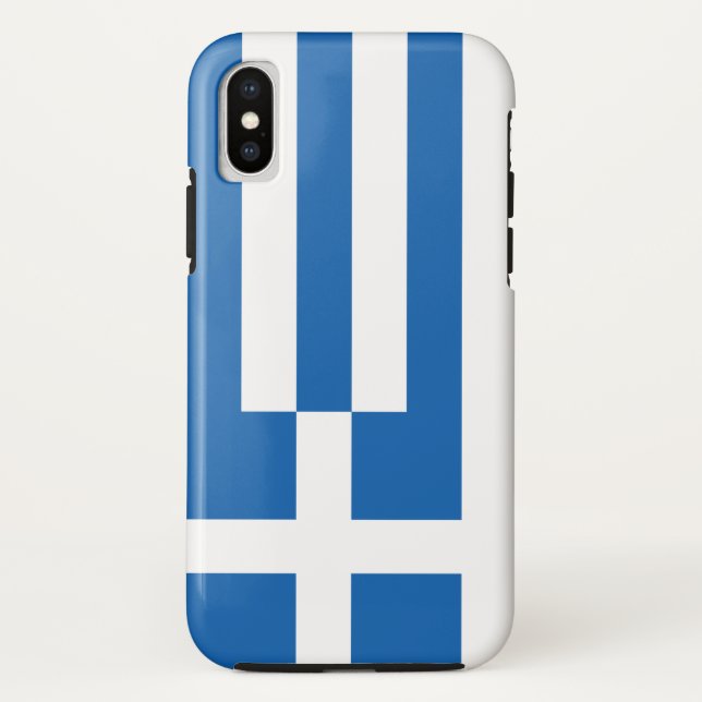 Greek Flag Case-Mate iPhone Case (Back)