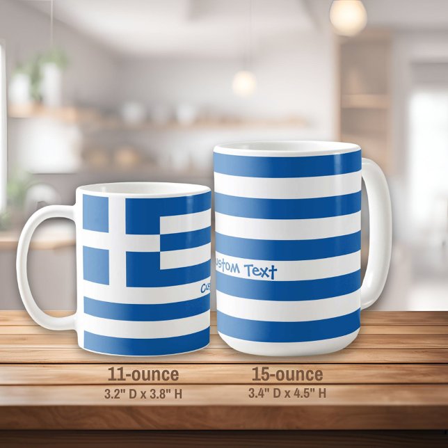Greek Flag Coffee Mug (Creator Uploaded)