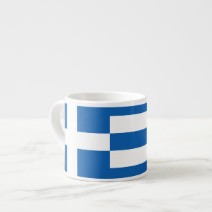 Greek Flag Espresso Cup  Φλιτζάνι καφέ