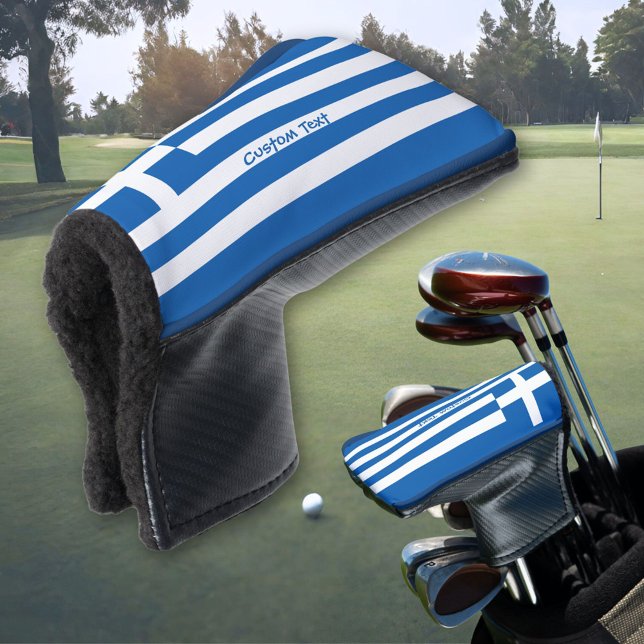 Greek Flag Golf Head Cover (Creator Uploaded)