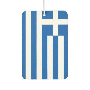 Greek Flag Mediterranean Air Freshener