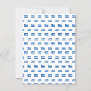 Greek flag postcard