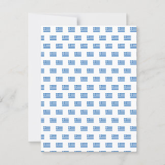 Greek flag postcard