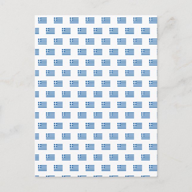 Greek flag postcard (Front)