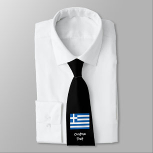 Greek Flag Tie