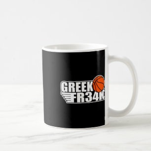 Greek Fr&# k Bysketbyll Milwaukee Freak Geek  Coffee Mug