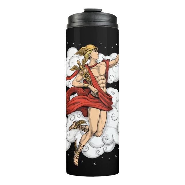 Greek God Hermes Thermal Tumbler (Front)