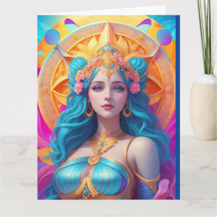 Greek Goddess Aphrodite in Her Splendour Card