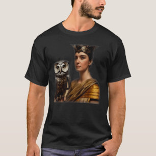 Greek Goddess Athena In Intricate Armorplate No He T-Shirt